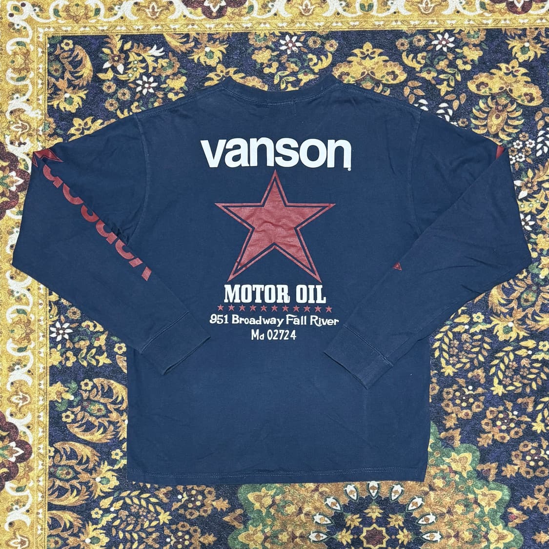 [재패니즈]Vanson 밴슨 반슨 스타 프린팅 롱슬리브 상품이미지2