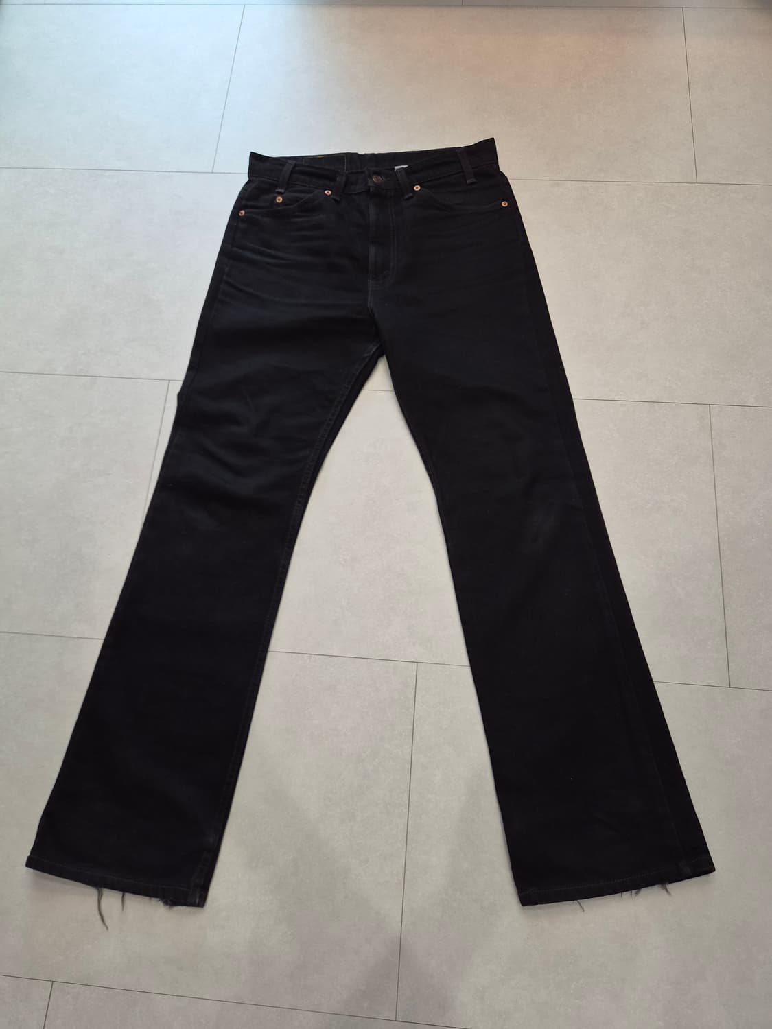 빈티지 리바이스 517 블랙진 오렌지탭 34x32 상품이미지2