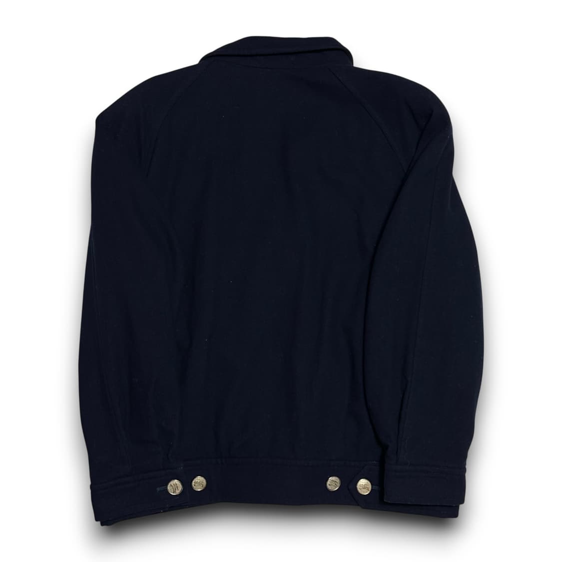 55(S) Burberry 여성 네이비 블루 울 더블 금장 버튼 자켓 상품이미지2