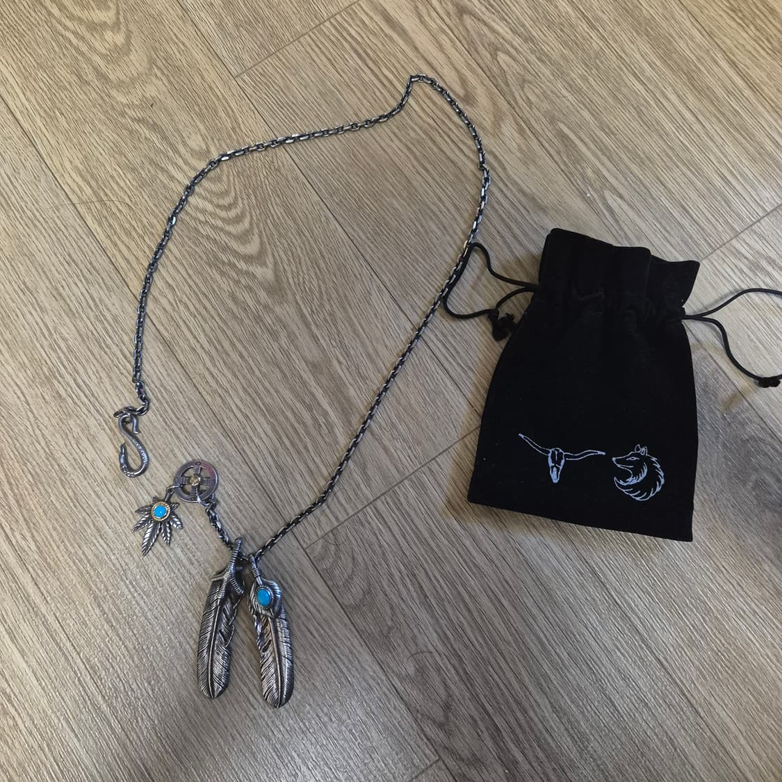 타디킹 페더+마리화나 팬던트  일괄팝니다 상품이미지1