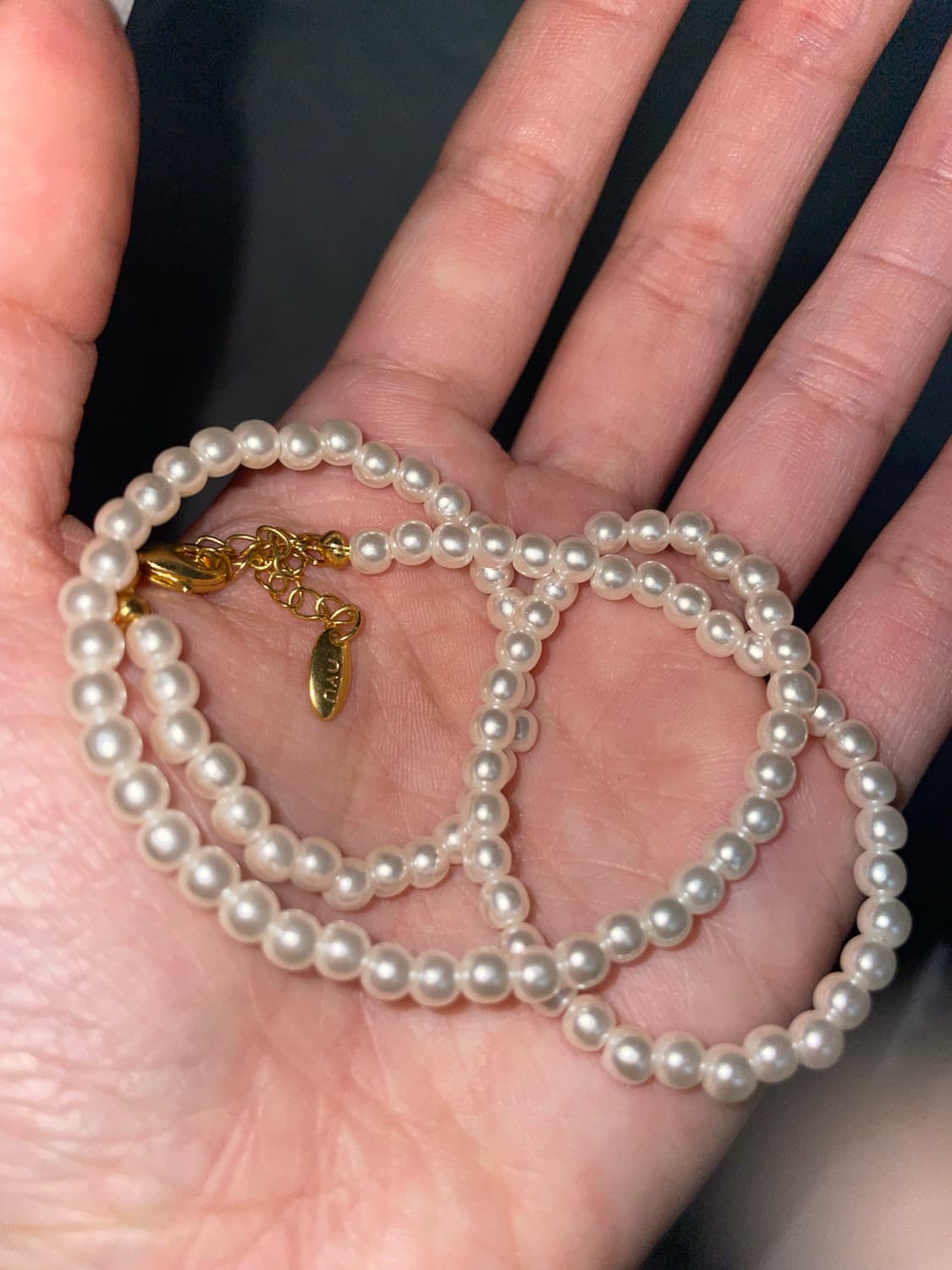 진주알 목걸이 상품이미지1