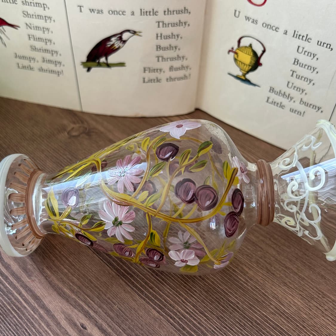 미국 빈티지 핸그페인티드 화병 꽃병 상품이미지9