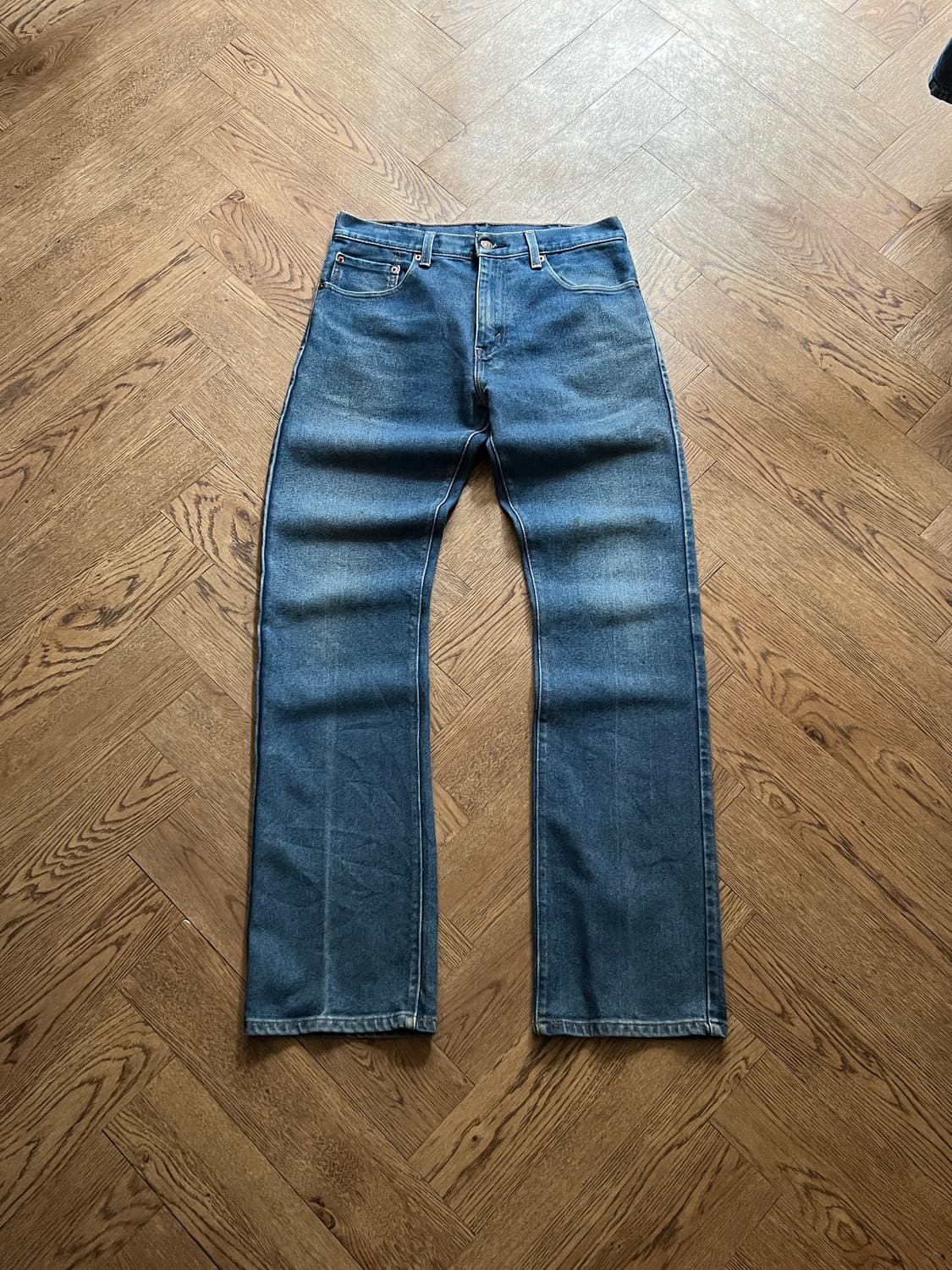 [32]리바이스 517 플레어핏 빈티지 워싱 스트레치 데님 팬츠 L163 상품이미지2