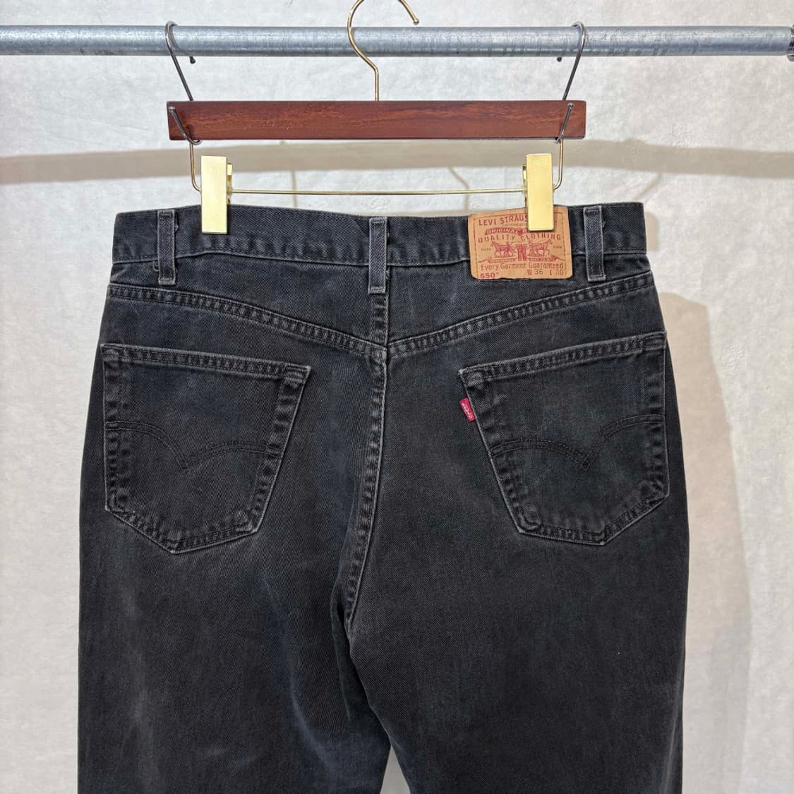 리바이스 made in usa 550 블랙진 상품이미지7