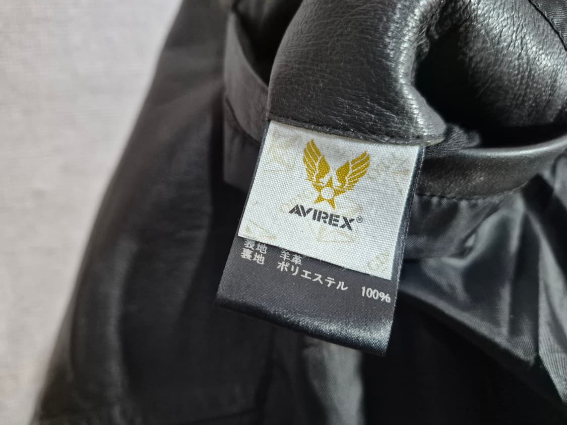 Avirex 아비렉스 가죽라이더자켓( L)(우리95) 상품이미지9