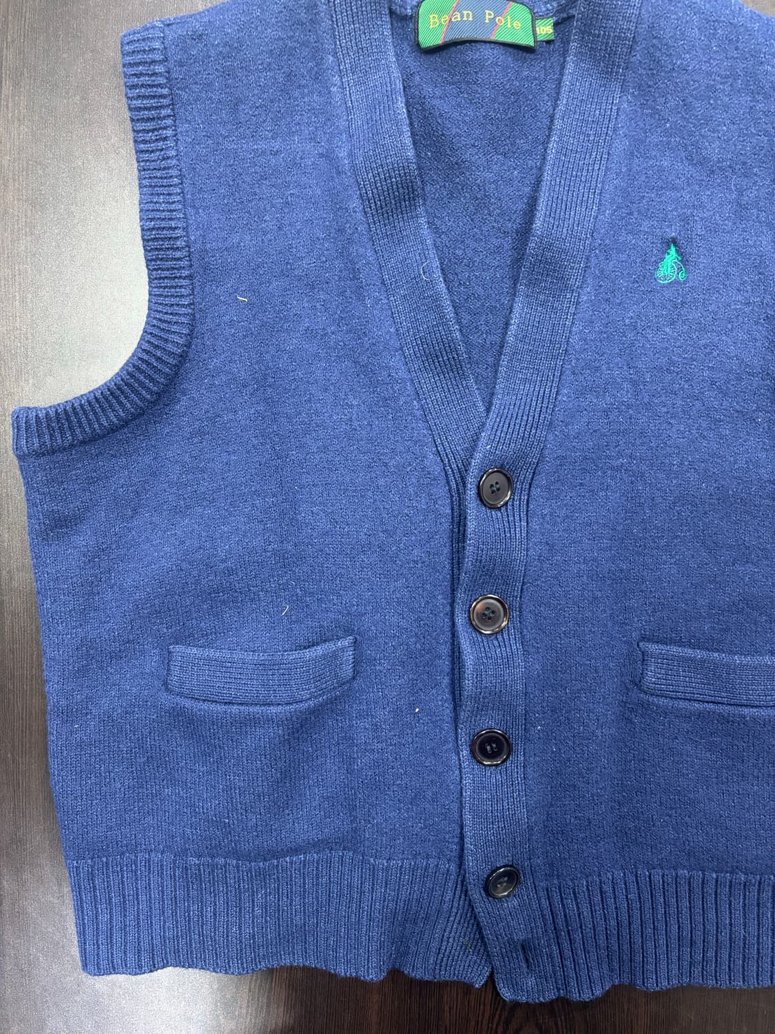 빈폴 네이비 니트 조끼 상품이미지3