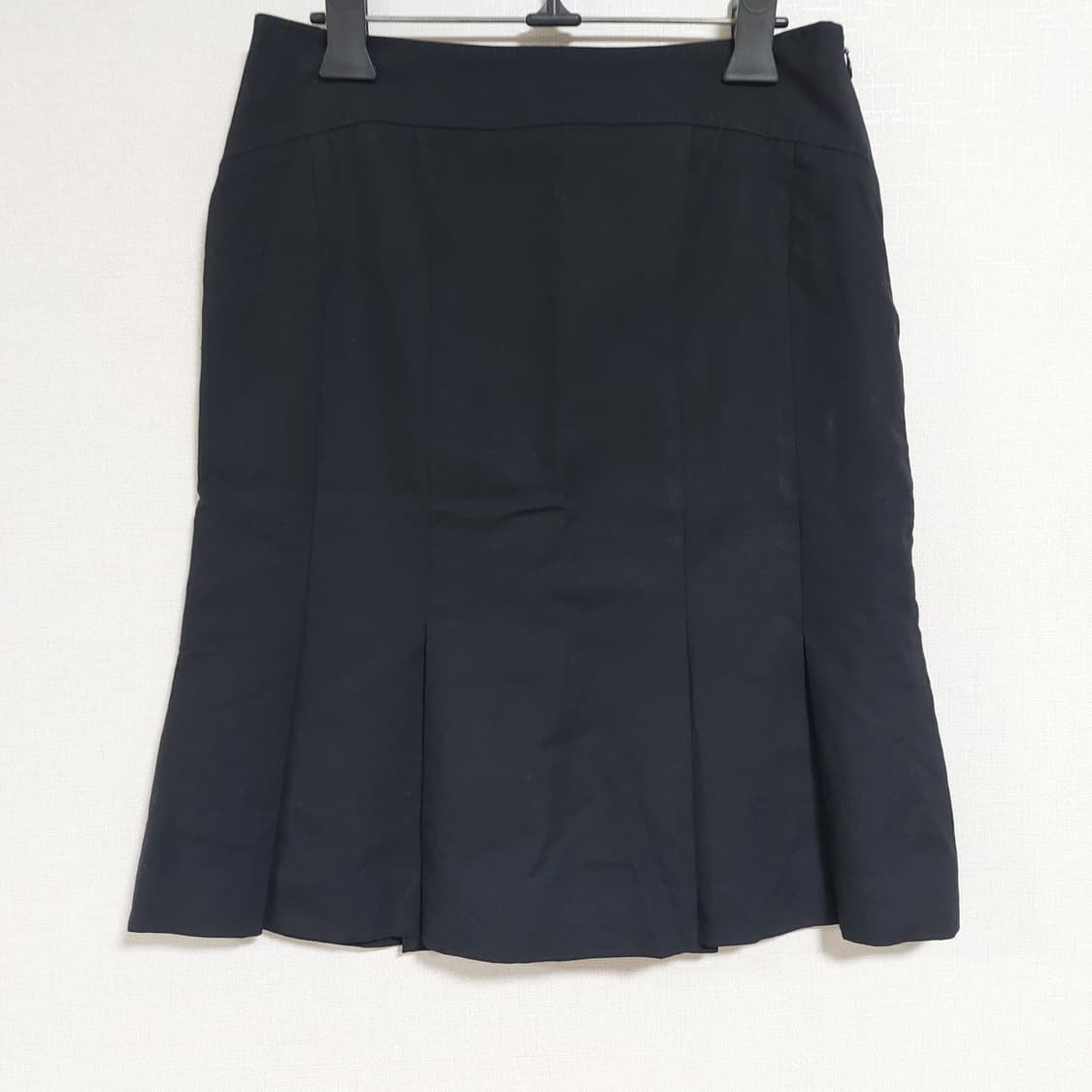 Lesouk 울 미디 플리츠 스커트 상품이미지1