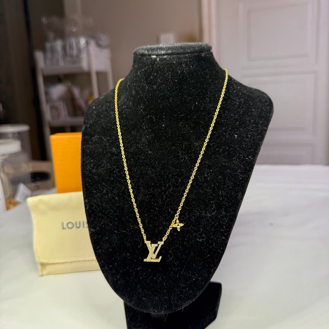 루이비통 LV 아이코닉 네클리스 골드 목걸이 M00596 상품이미지3