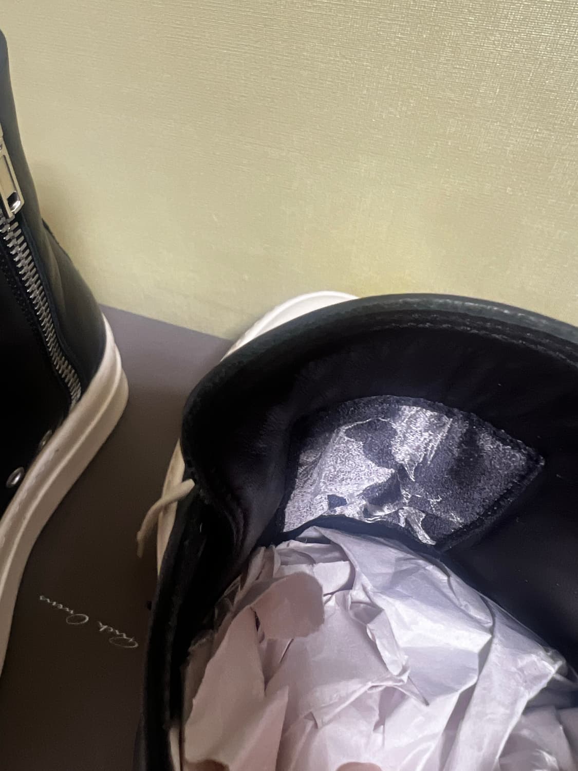 릭오웬스 메가범퍼 하이탑 스니커즈 38 상품이미지3