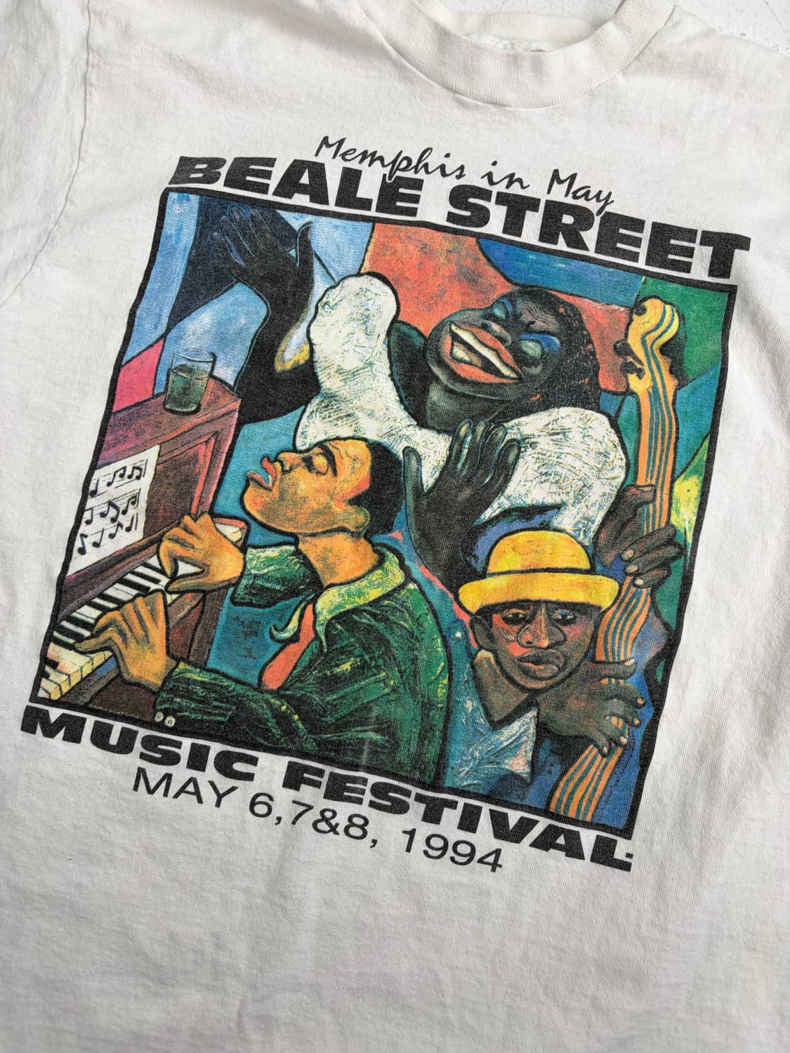 90s Music Festival Tee (white) 상품이미지5