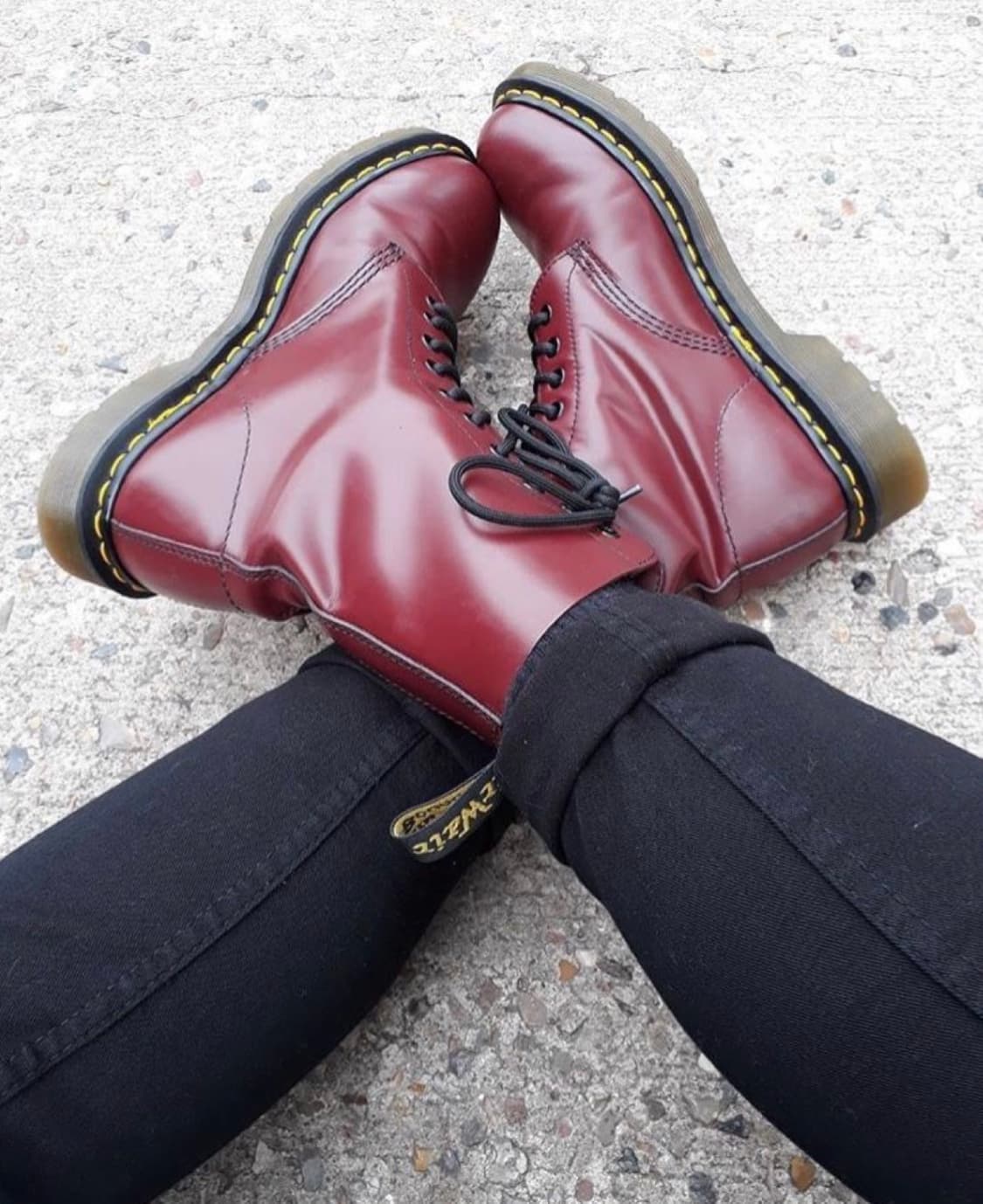 닥터마틴 체리레드 8홀 부츠 37사이즈 상품이미지6