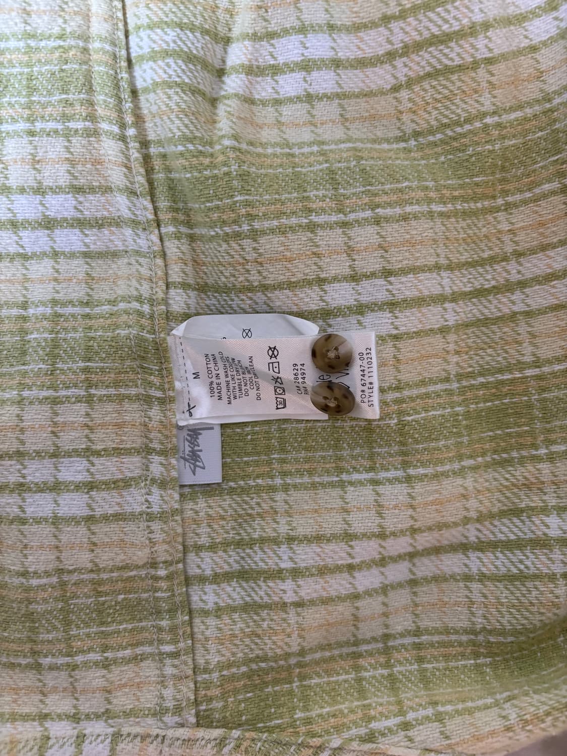 Stussy Checked shirt 상품이미지2