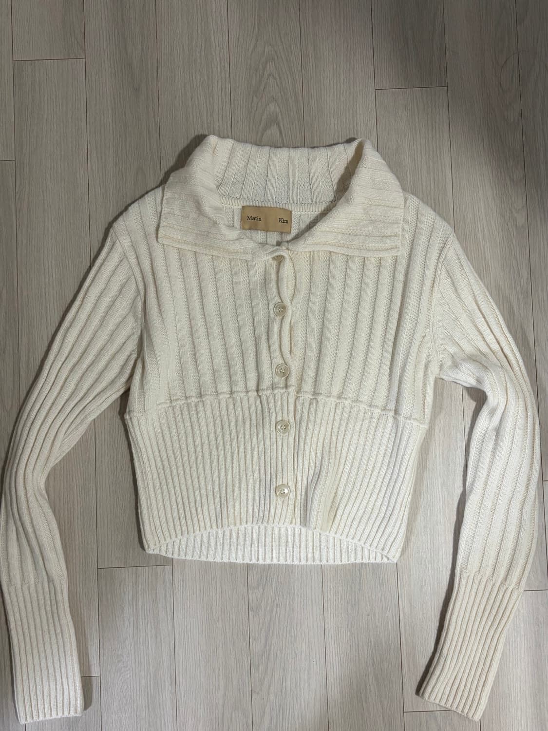 마뗑킴 가디건 - 아이보리 상품이미지1