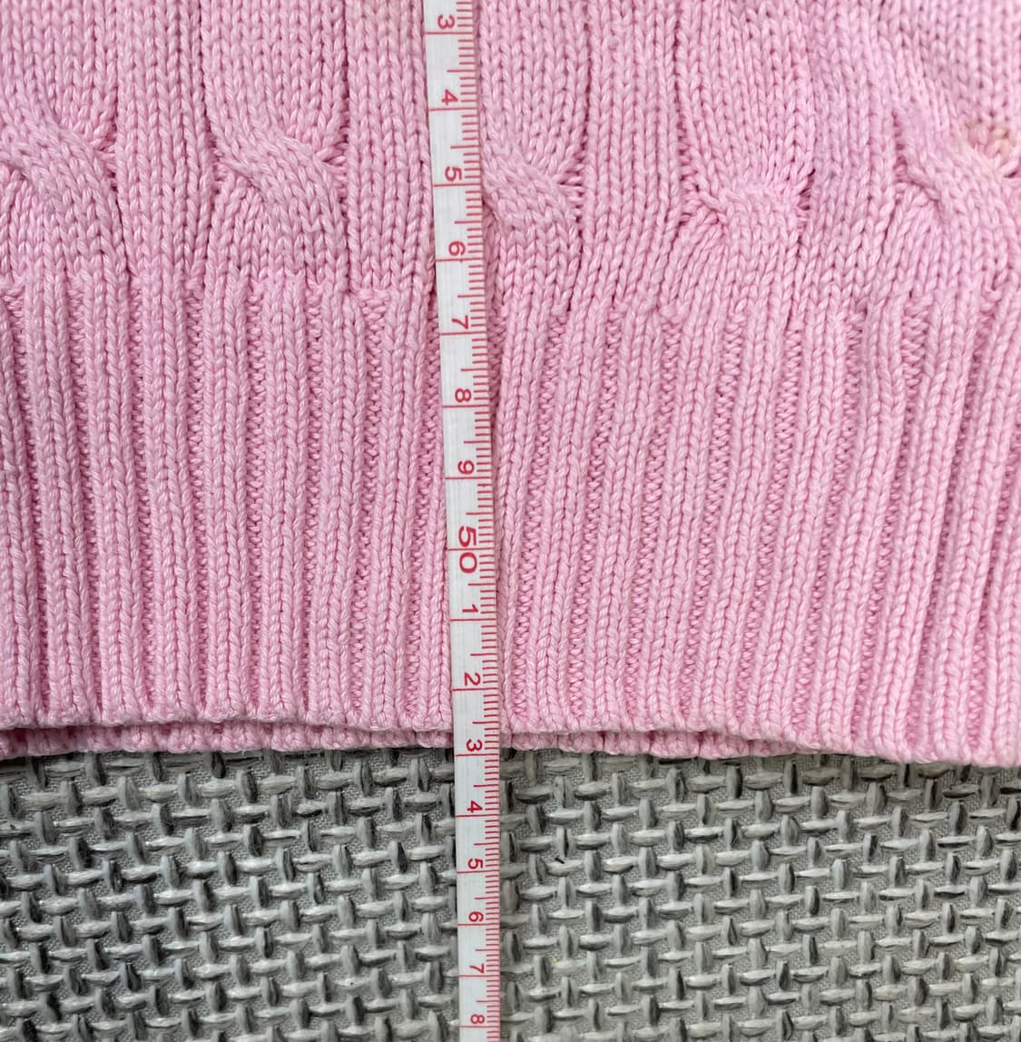 폴로 랄프 로렌 핑크색 케이블 니트 M 상품이미지6