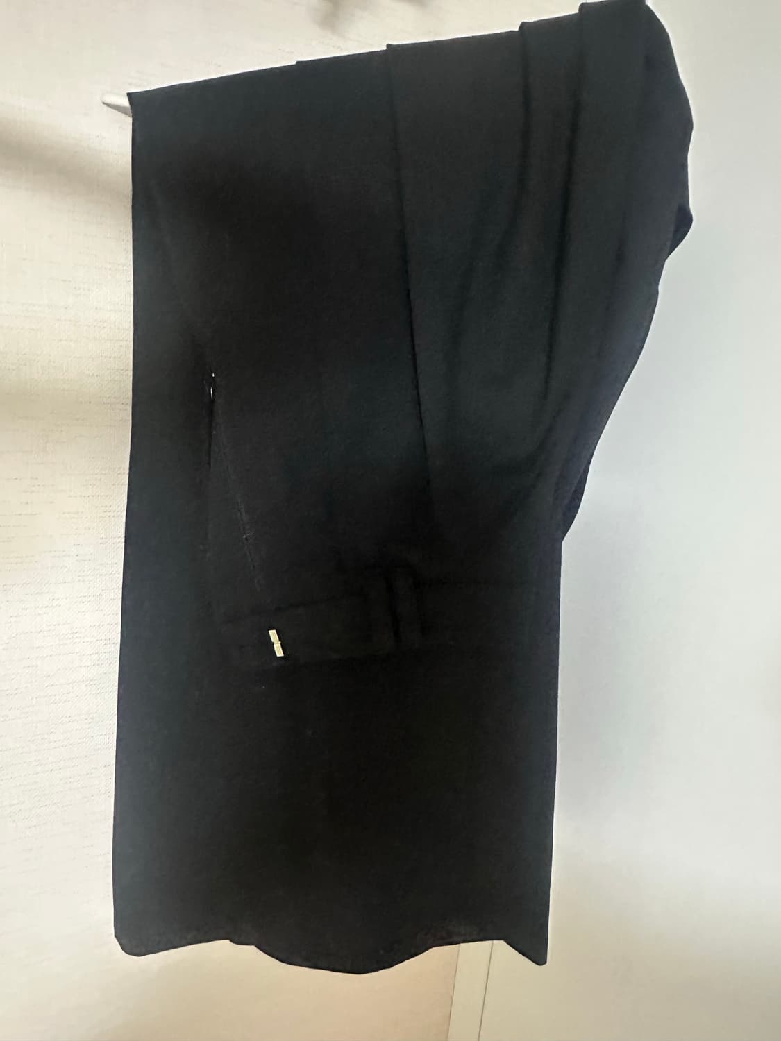 트리밍버드 레이어드 드레이프 랩 트라우저 블랙 사이즈 2 트밍 바지 슬랙 상품이미지2