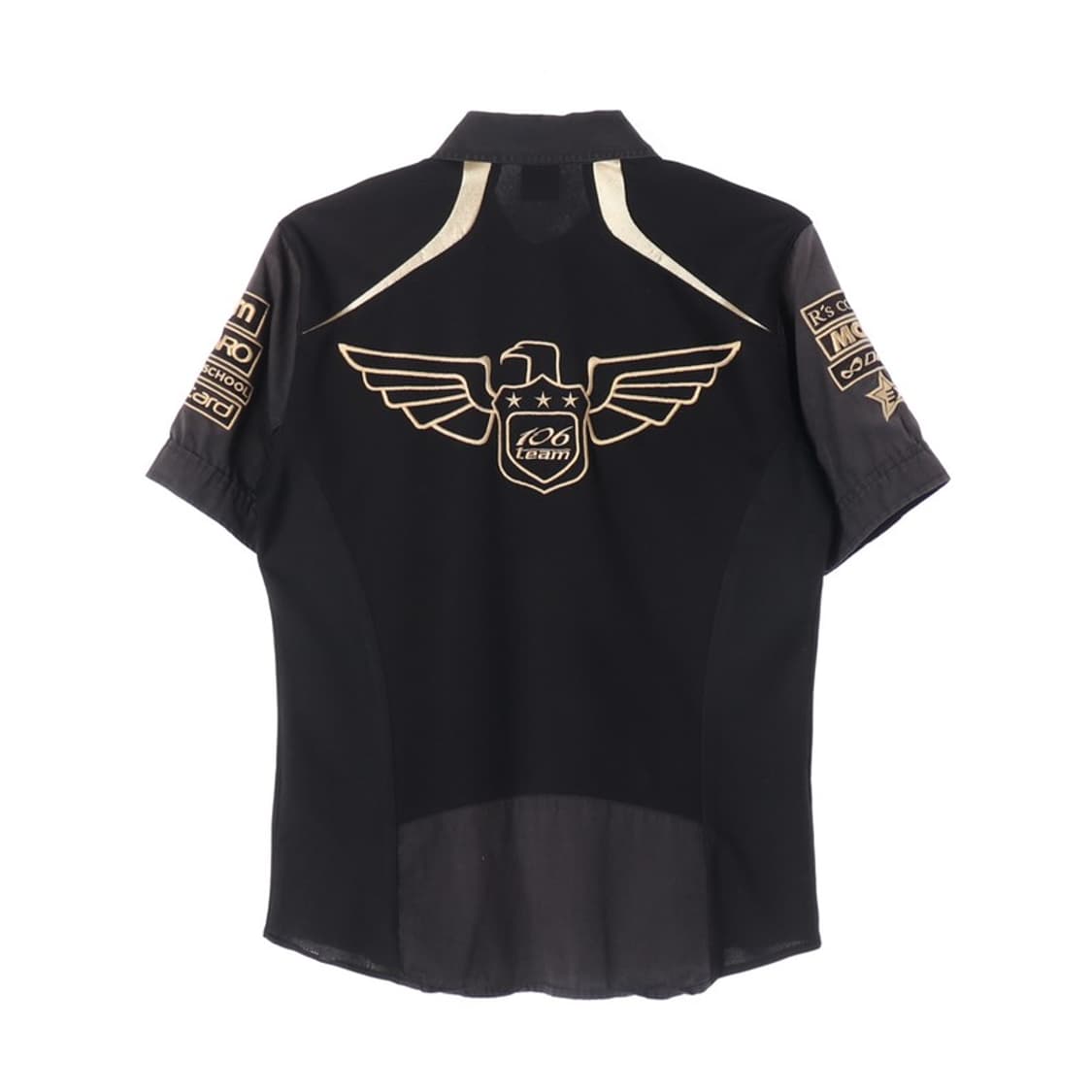 EXR 블랙 골드 패턴 반팔 셔츠 L 상품이미지2