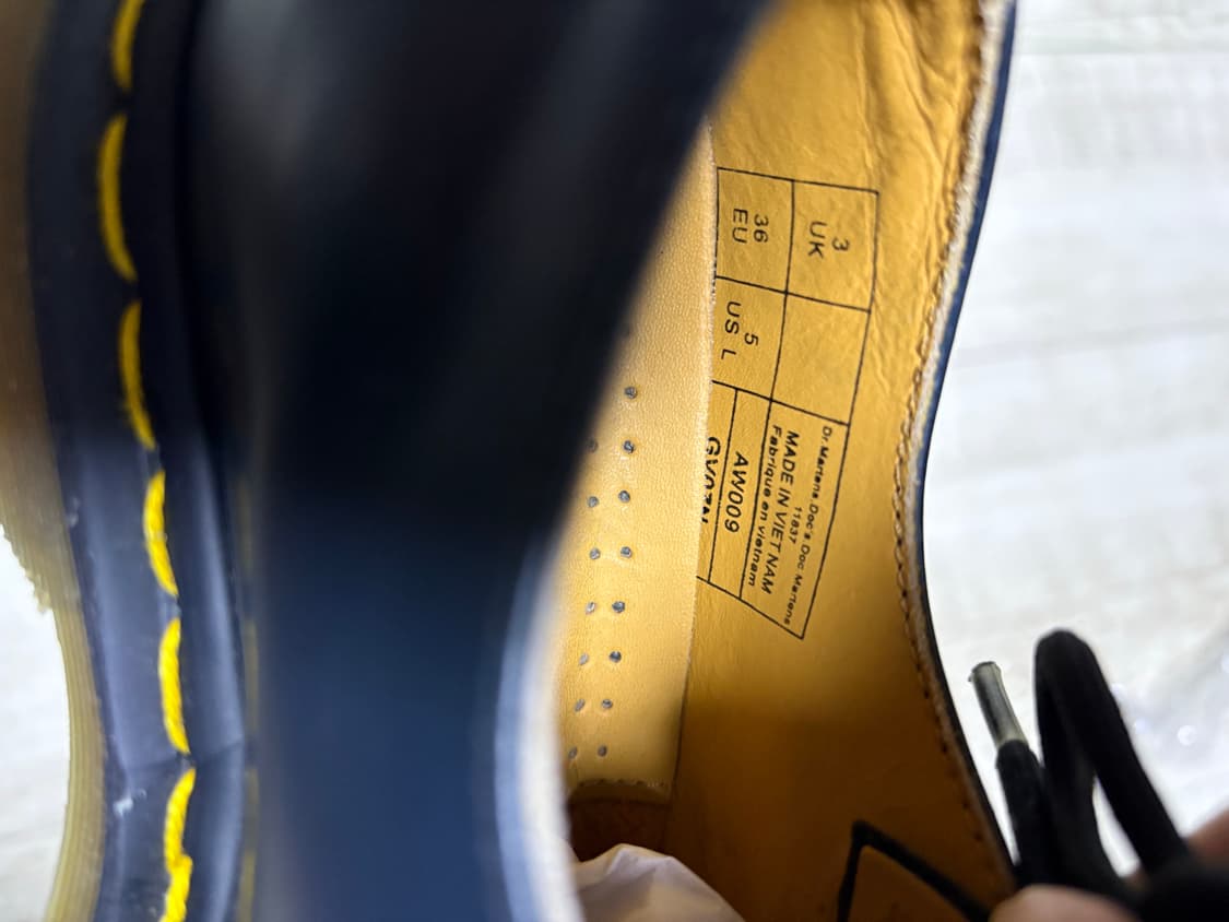 닥터마틴 1461 3홀 스무스 네이비 220 상품이미지7