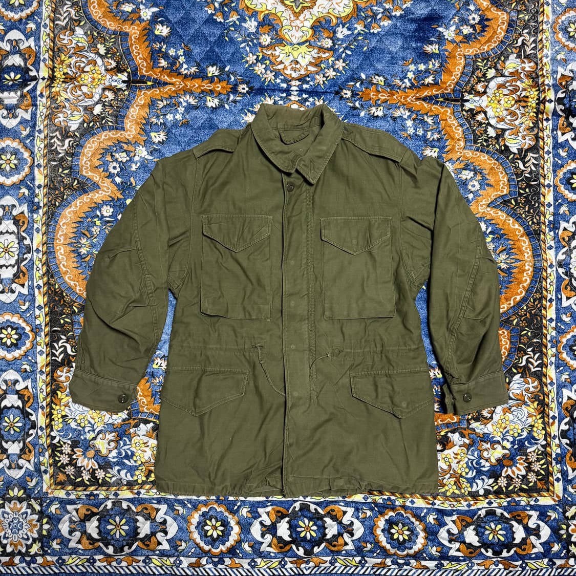빈티지 60s USA 미군 오리지널 M51 필드자켓 S-S 상품이미지1