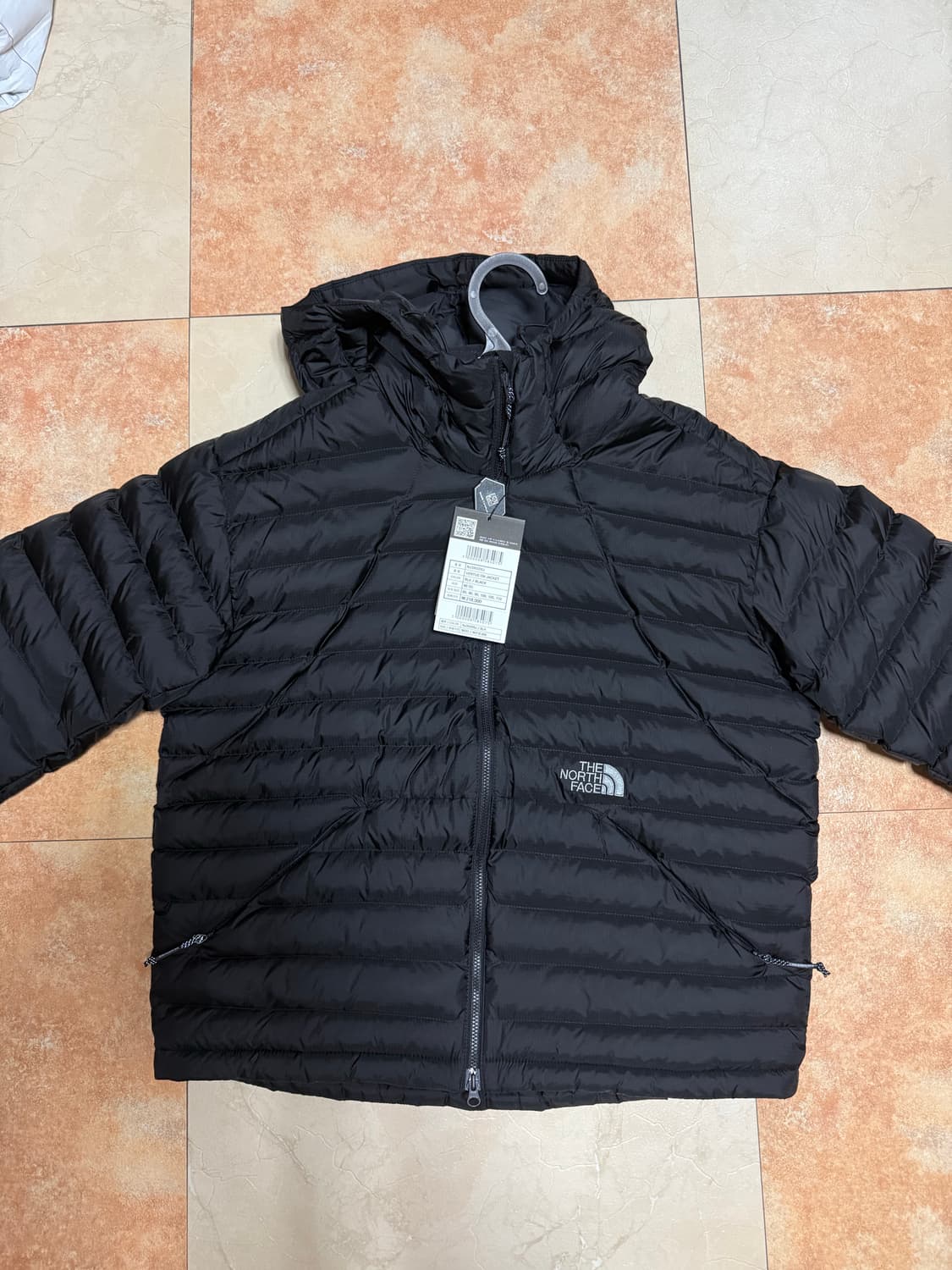 노스페이스 경량패딩 블랙 S 새상품 상품이미지1