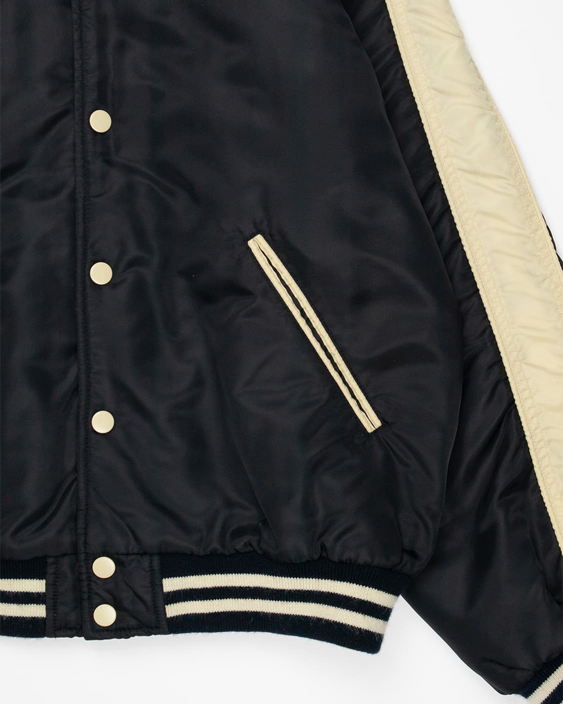 Smith's American 새틴 바시티 자켓 상품이미지5