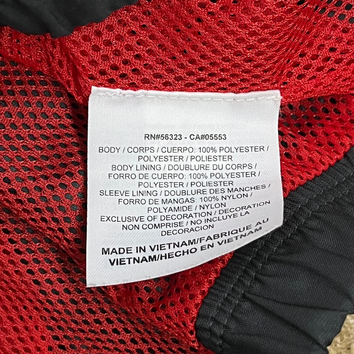 [정품/XS] 나이키 바람막이 자켓 레드 블랙 b10 상품이미지7