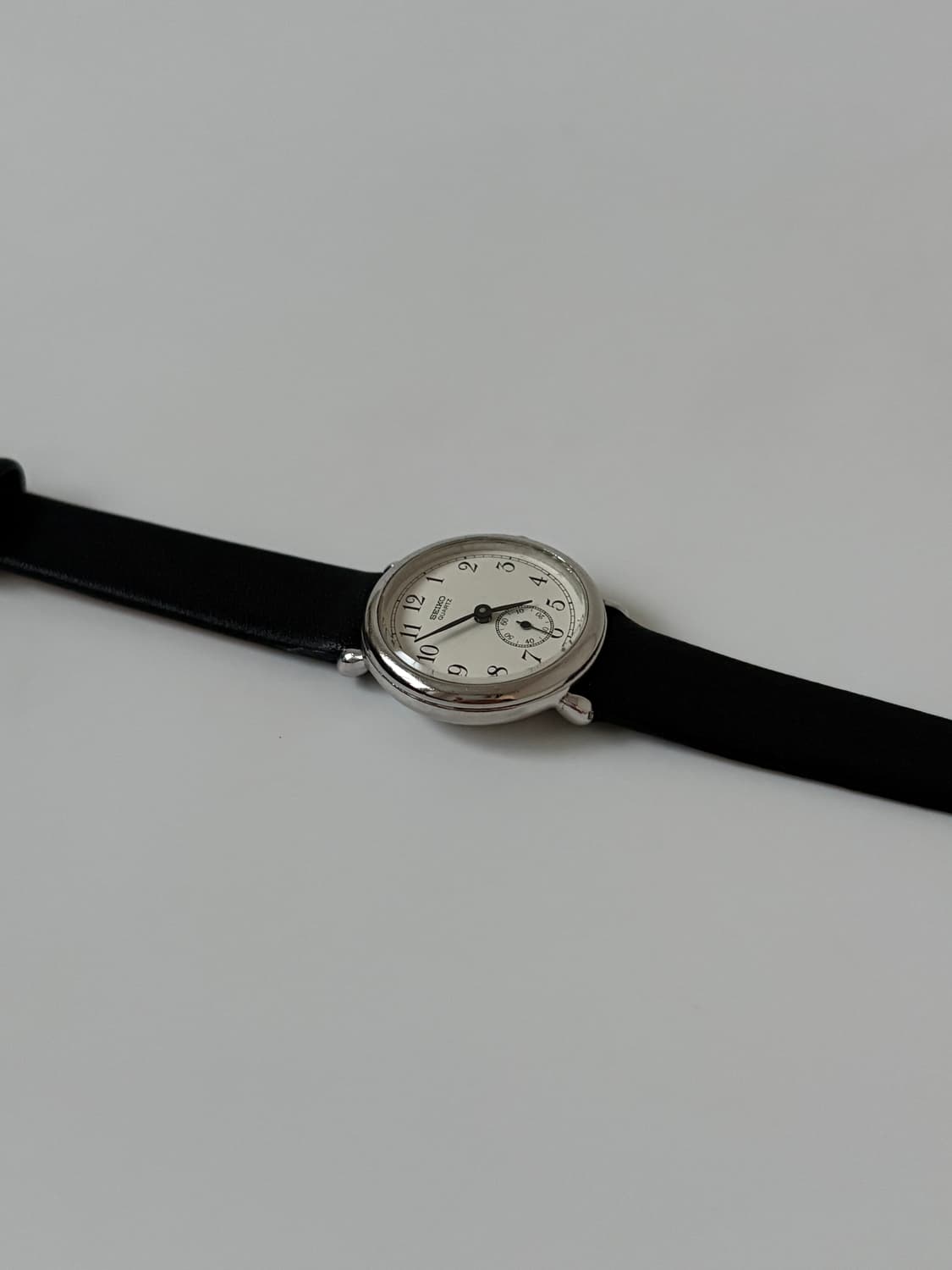 1980s Small Seconds Silver Ladies Quartz 상품이미지6