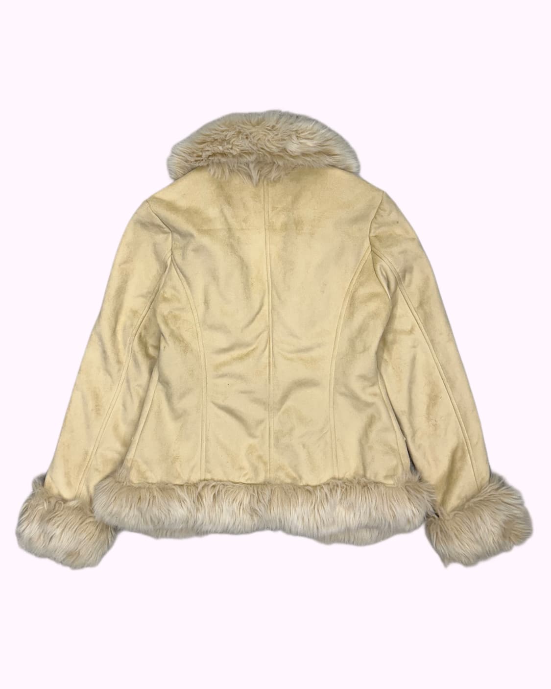 M-II beige fur shearling jacket 상품이미지5