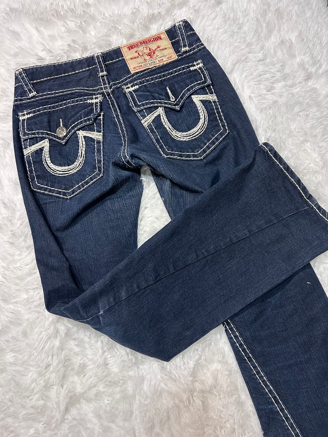 True Religion indigo stitch denim jeans 상품이미지7