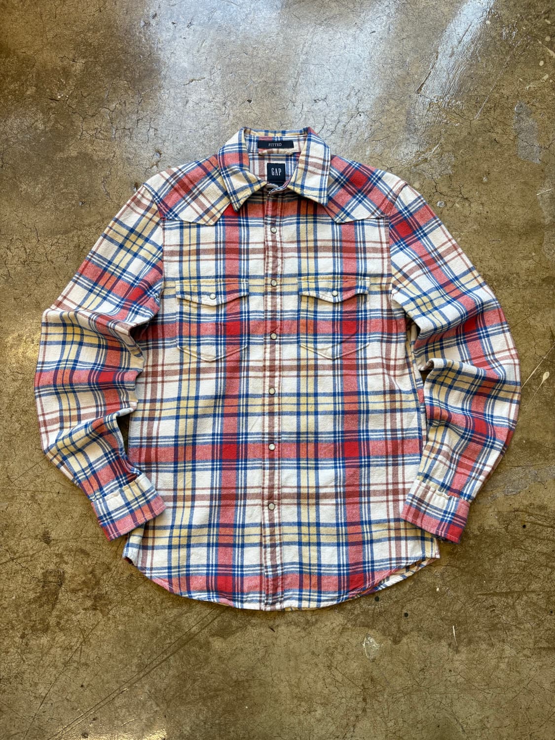 00s 올드 갭 GAP 웨스턴 체크 셔츠 상품이미지1