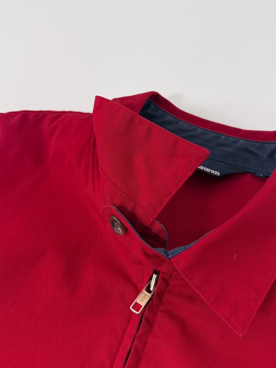 폴로 랄프로렌 오버핏 90‘s 딥레드 스윙탑 코튼 트윌 자켓 상품이미지4