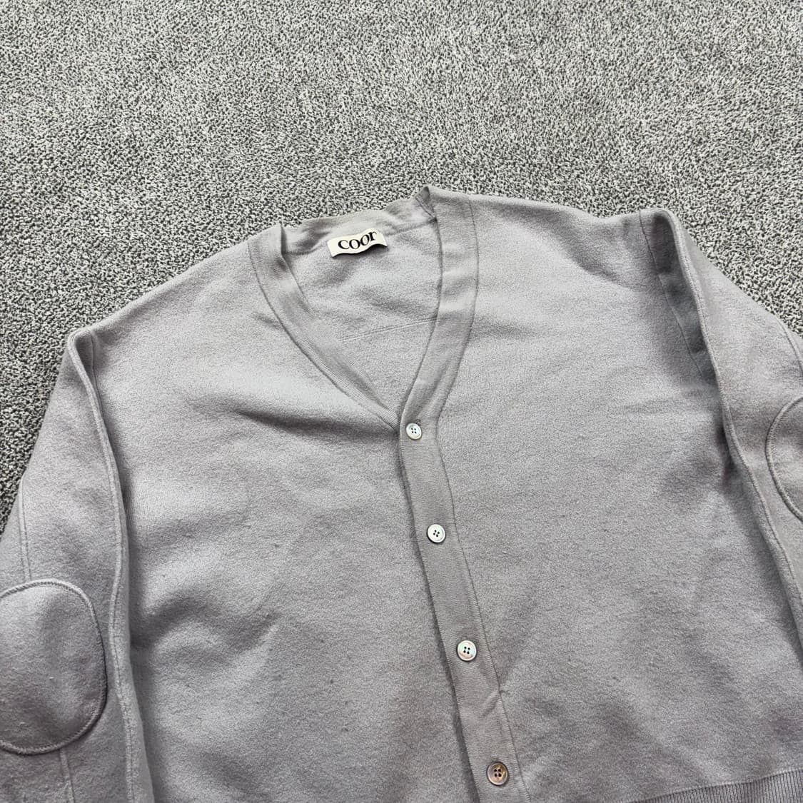 쿠어 그레이 패치 가디건 상품이미지2