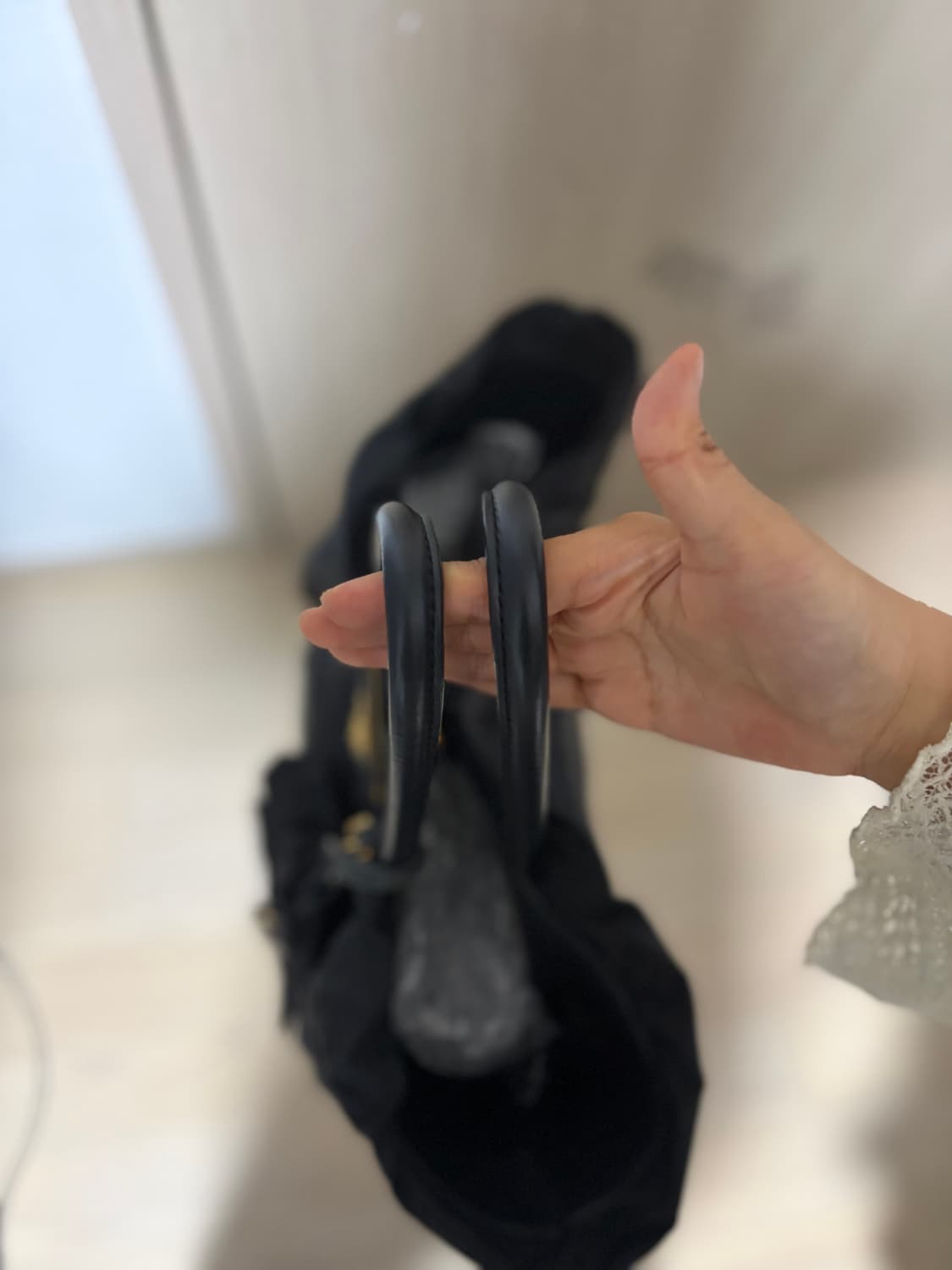 프라다 가방 블랙 숄더백 Prada 상품이미지4