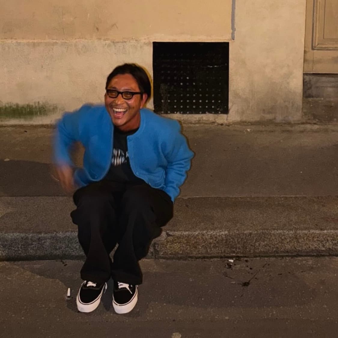 샤넬 가디건 블루 38사이즈 고소영 카멜사장님 착용 상품이미지1