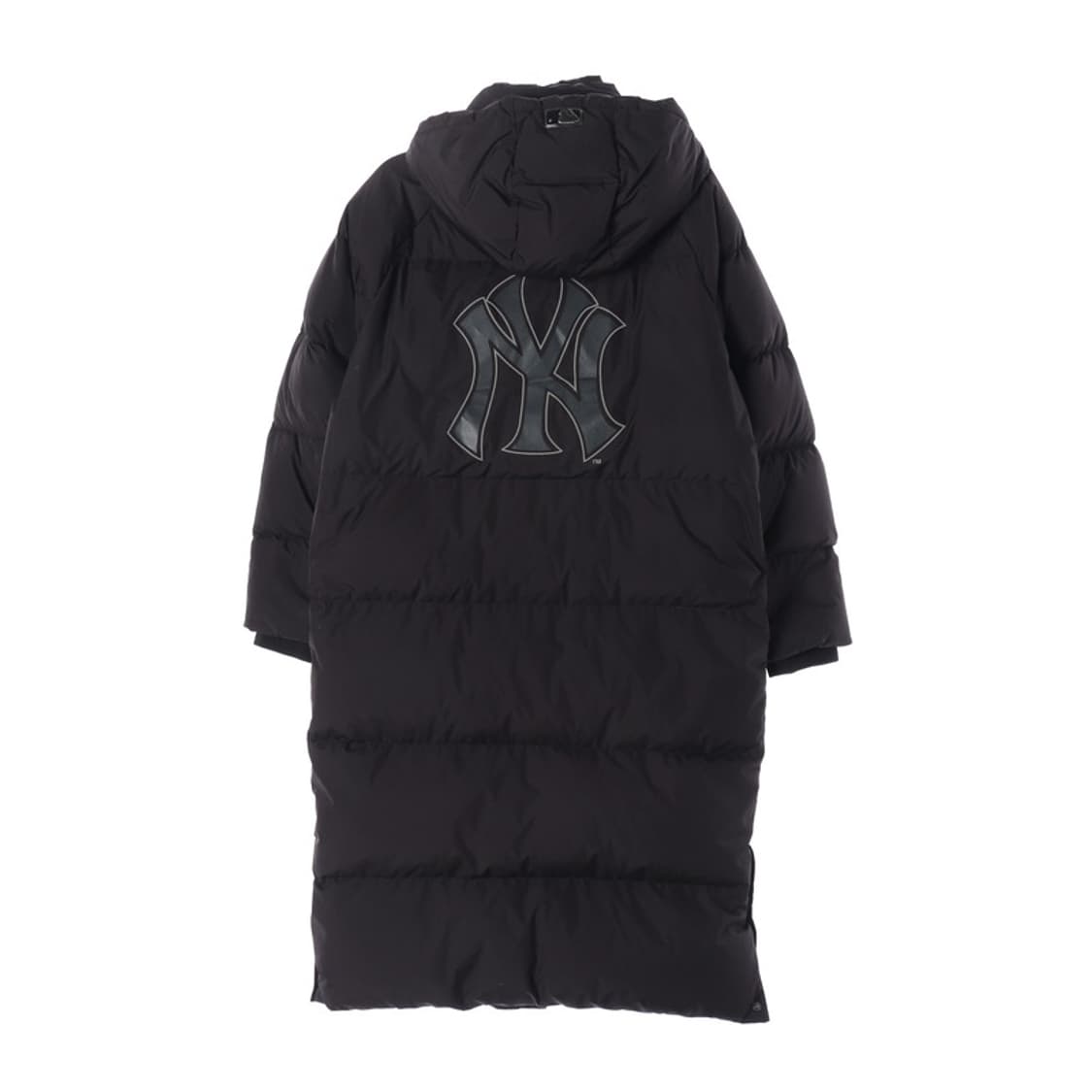 MLB 뉴욕양키스 메가 빅로고 덕다운 롱패딩 블랙 M 상품이미지3