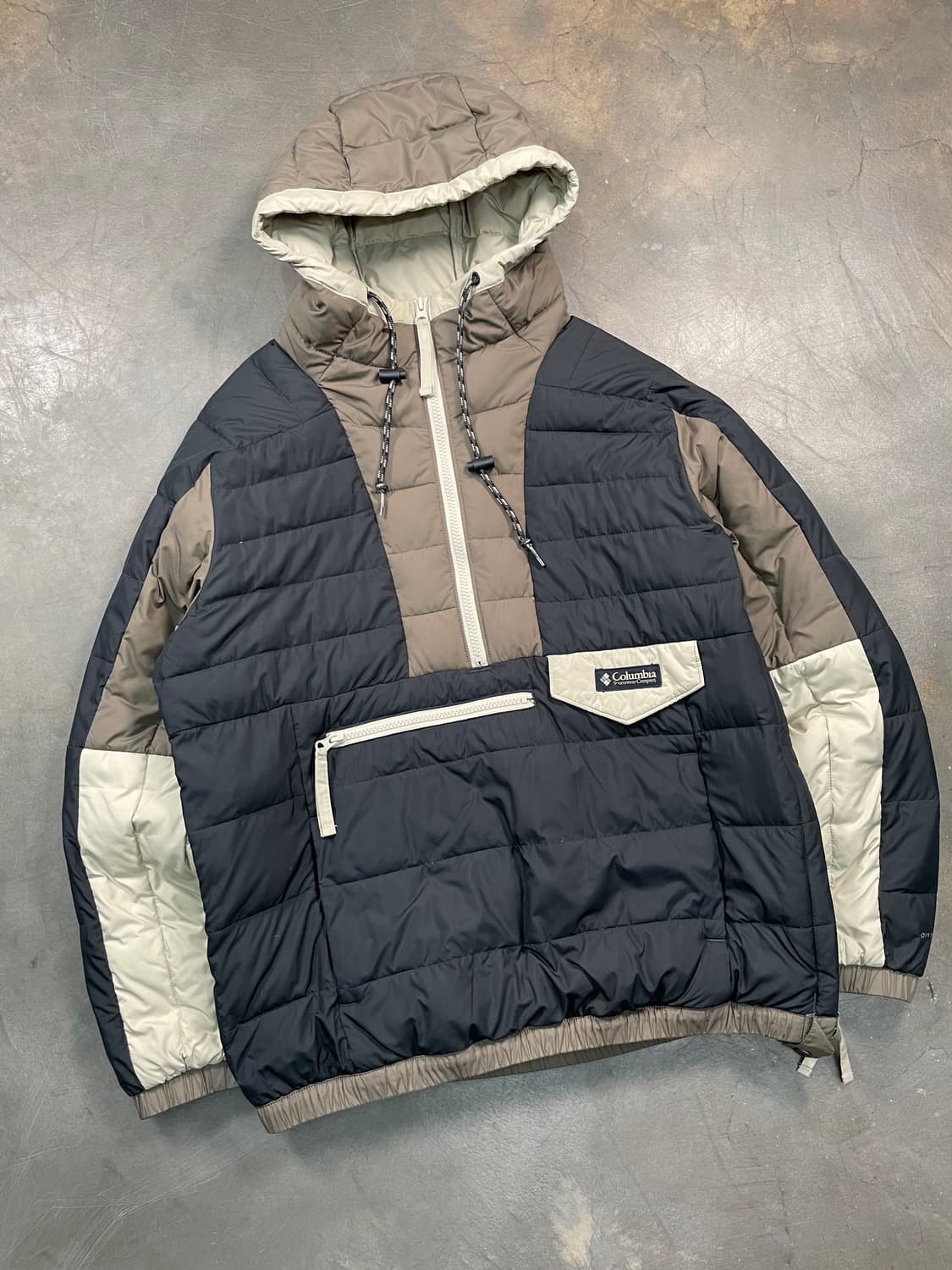 컬럼비아 컬러블록 아노락 패딩 상품이미지2