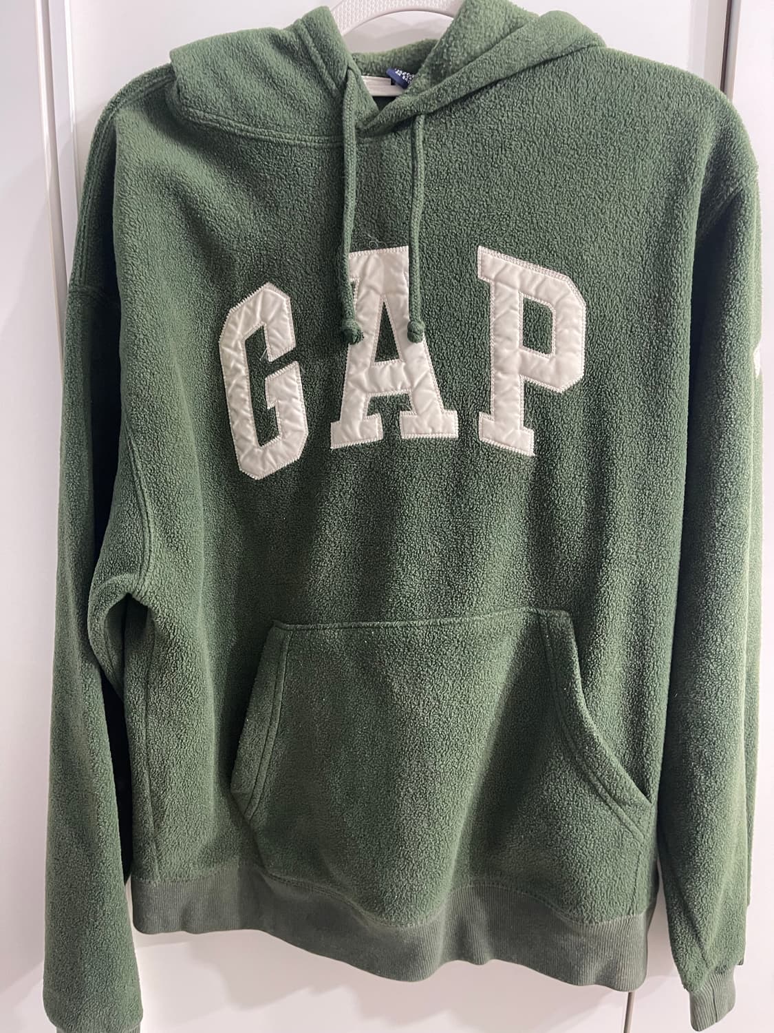 GAP 갭 초록 뽀글이 후드 상품이미지1