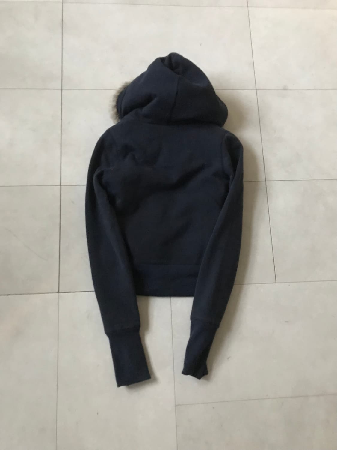 아베크롬비 네이비 투웨이 울프죠 후드집업 상품이미지10