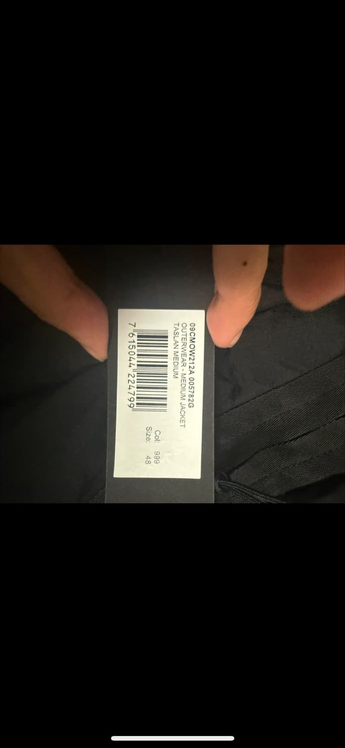 CP컴퍼니 TAYLON P 다운 패딩 블랙 48 새상품  상품이미지5