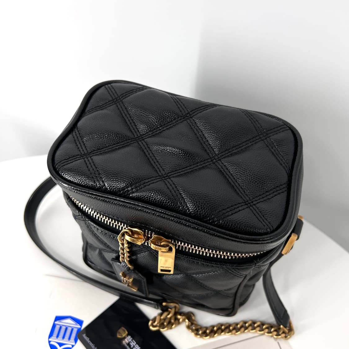 [감정완료] 생로랑 퀼팅 베니티 크로스백 & 숄더백 블랙 (748849) 상품이미지5