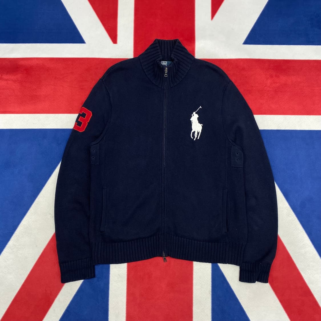 폴로 빅포니 니트집업 XXL 상품이미지1