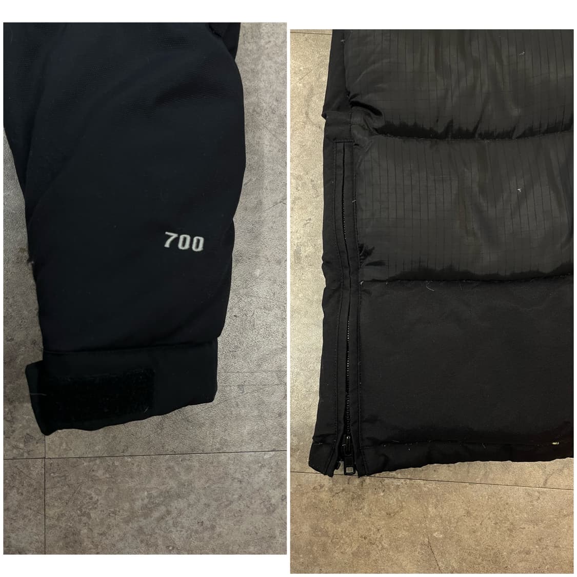 노스페이스 아스가르드 패딩 블랙 S #csz1775  상품이미지4