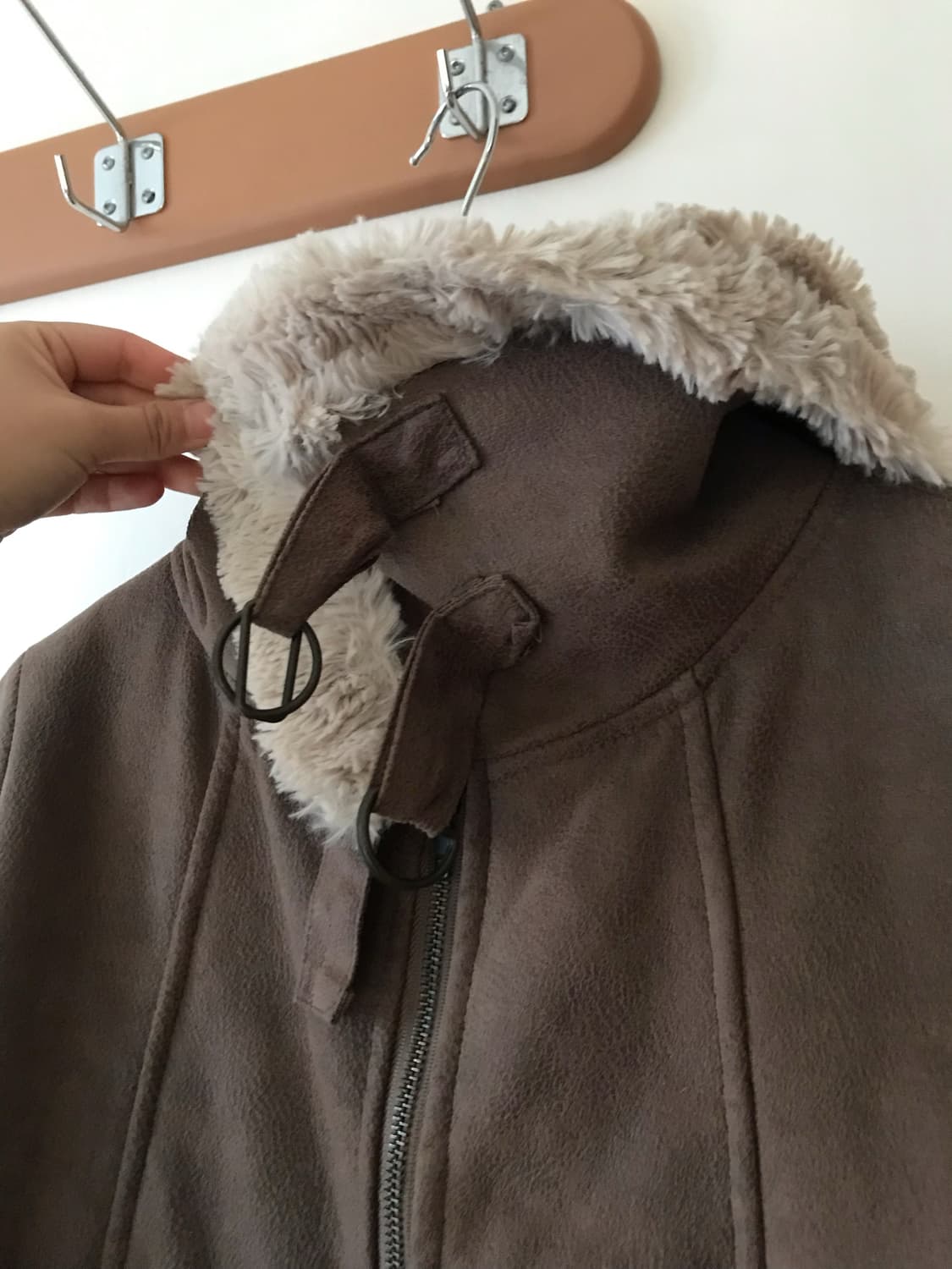 크롭 무스탕 상품이미지8