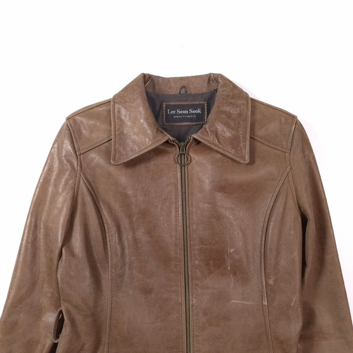 이선숙 부티크 리얼 램스킨 레더 자켓 55 상품이미지3