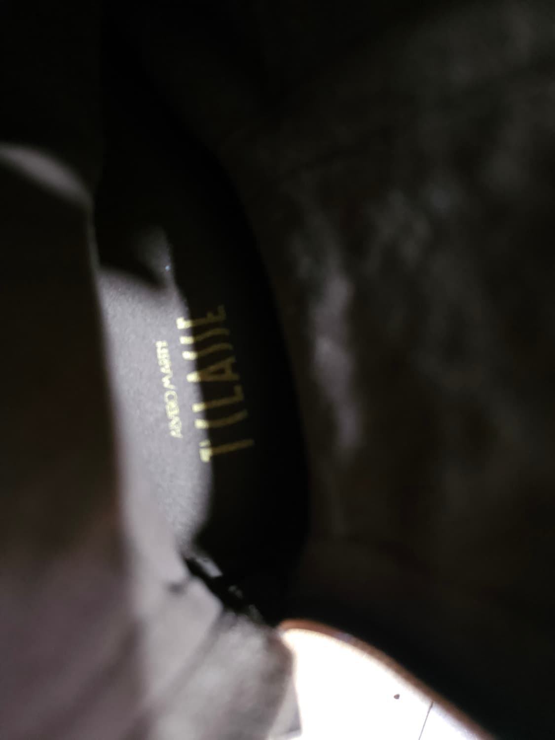 새상품)티클라쎄 브라운 가죽 미들부츠 255 상품이미지8