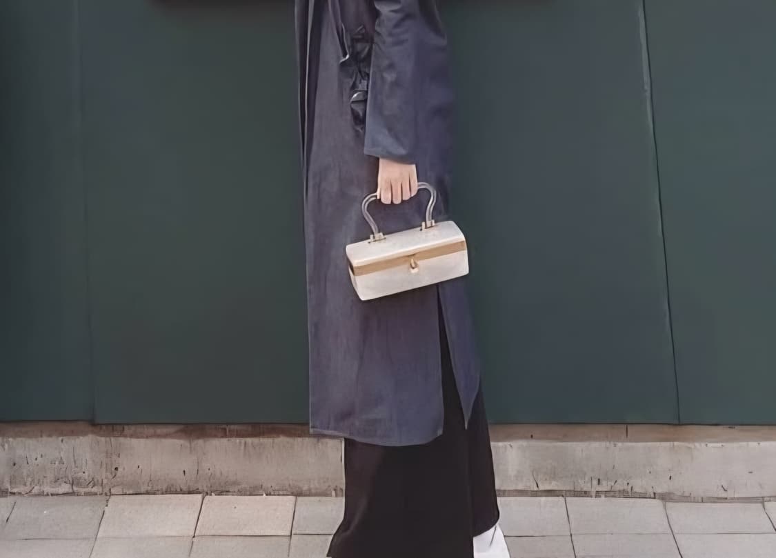 Vintage) 1960s dorset rex 자개빛 루사이트백 상품이미지9