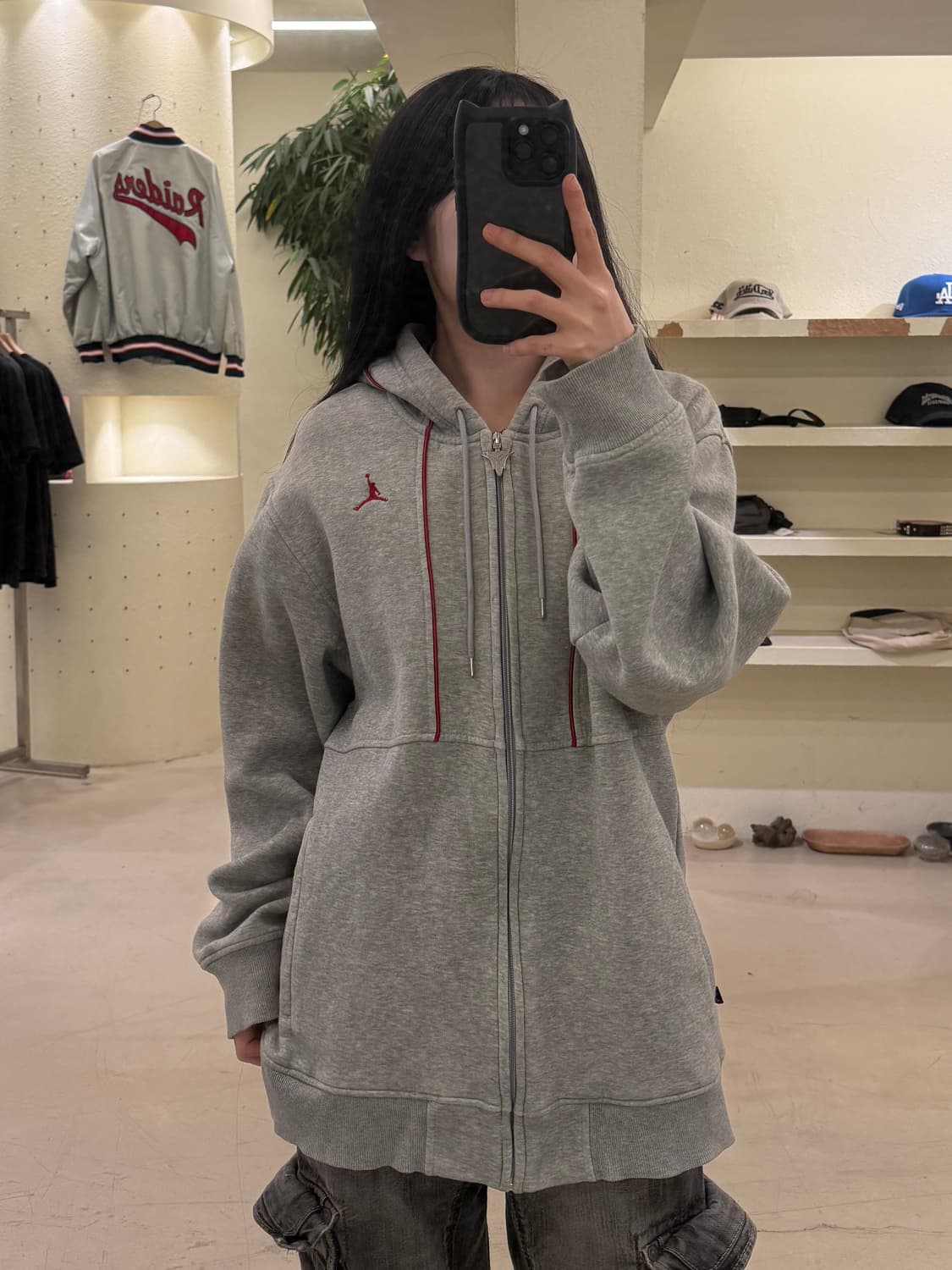 조던 올드스쿨 박시핏 후드 집업 U25 상품이미지1