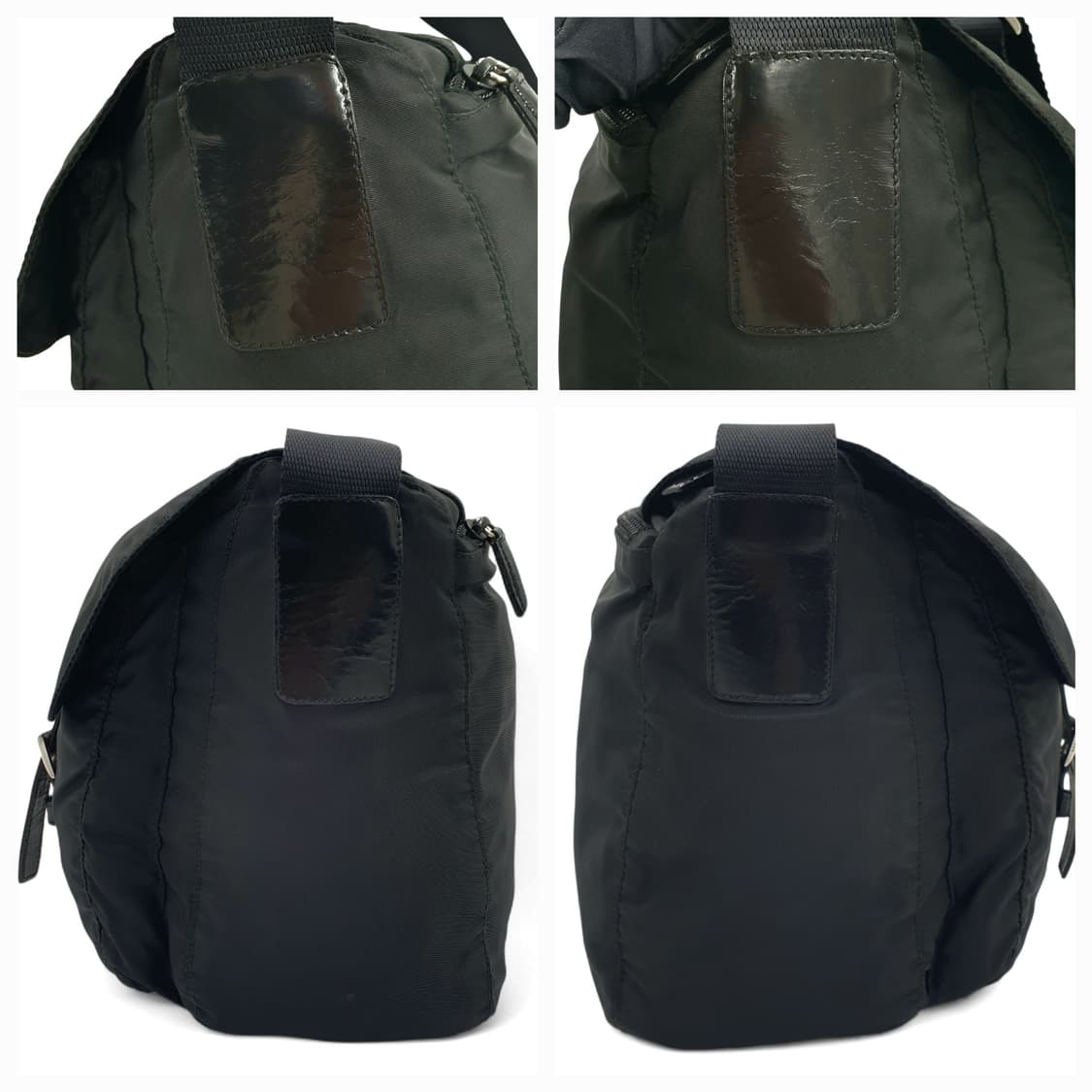 프라다 투포켓 블랙 메신저백 크로스백 숄더백 상품이미지3