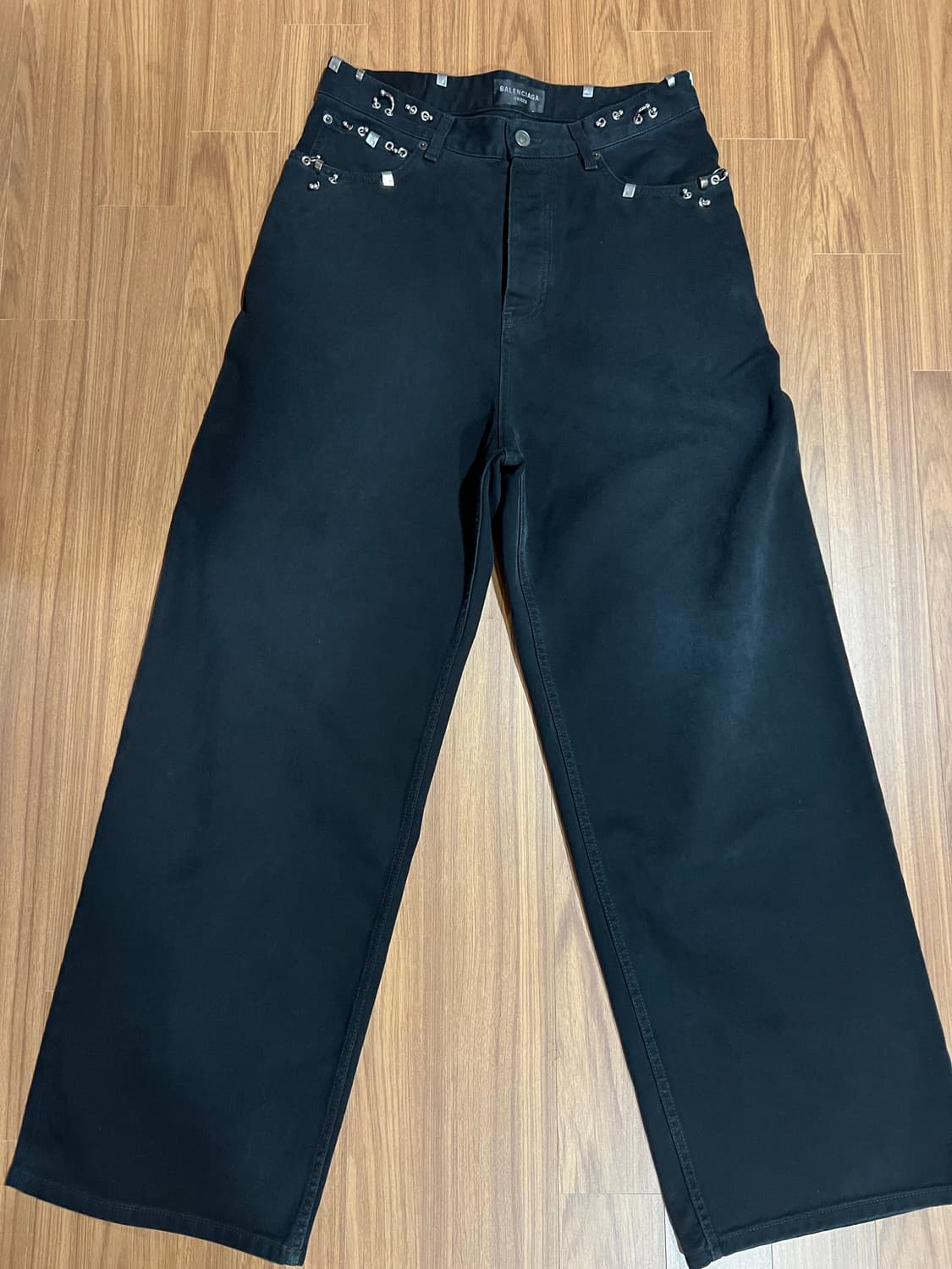[XS]발렌시아가 피어싱 데님 팬츠 상품이미지1