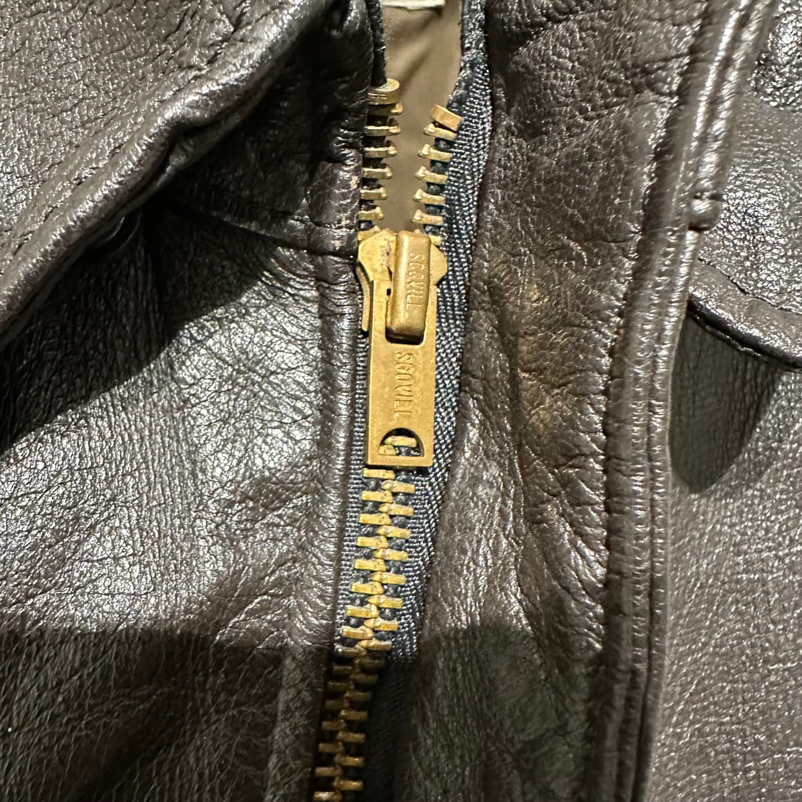 70‘s llbean 고트스킨 a-2 자켓 상품이미지7