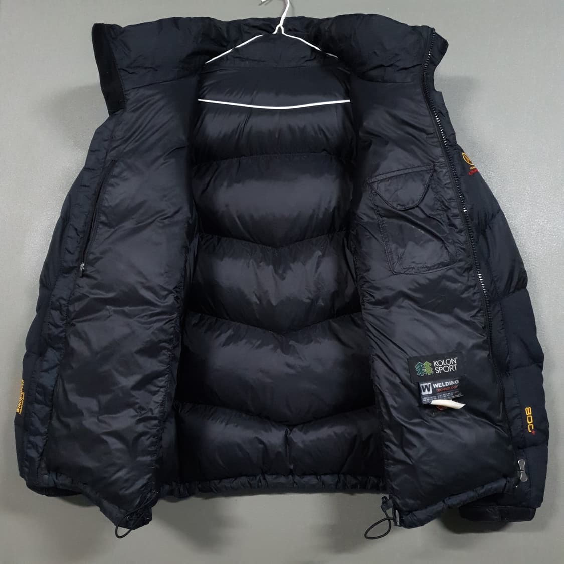 여성 L) 코오롱 헤스티아 800 윈드스토퍼 고어텍스 구스다운 패딩 점퍼 상품이미지6